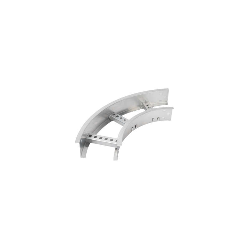 Curva Horizontal Aluminio 90° Perfil Z 3 1/4