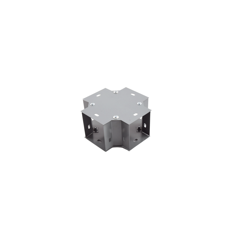 Derivación "X" 100 X 100 mm, fabricado en lámina de acero al carbón 