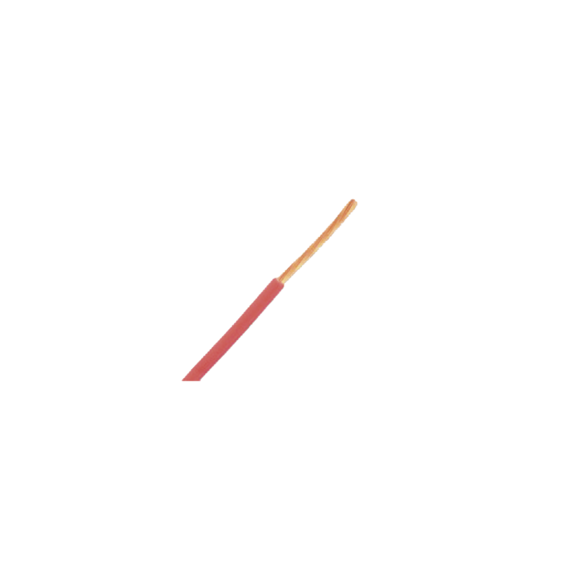 Bobina de 304.8 Metros (1000 Pies) de Cable Automotriz TXL / Calibre 18 de Color Rojo / Conductor de Cobre Desnudo Trenzado / Aislamiento XLPE / 50 Voltios / Rango Temperatura 51-125°C / Cumple Ford y Chrysler