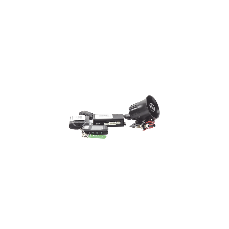 (MONITOREO en APP) Kit de Alarma Vehicular Profesional de 2 vías y control LCD con modulo CM2500 Incluye  GPS X1-MAX LTE
