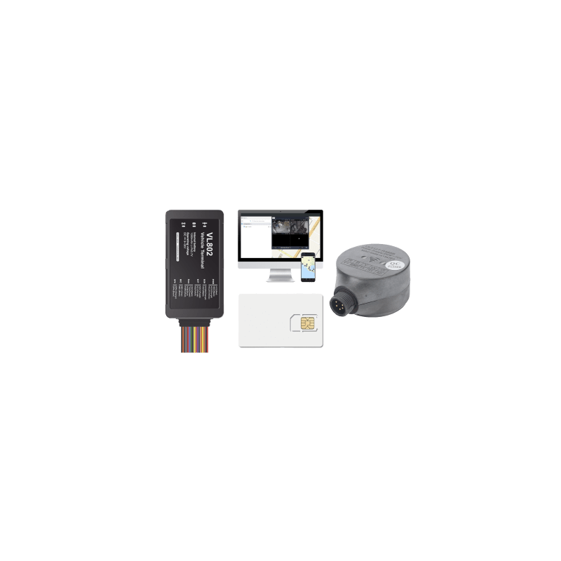 Kit localizador vehicular JIMIIOT 4G LTE BLE RS485 audio dos