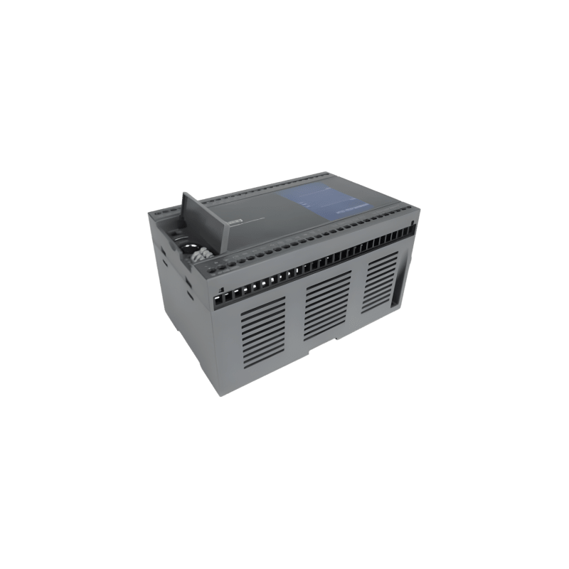 Módulo CPU PLC L01S-24MRT / Salida Mixta Relay+Transistor / 24 E/S (14DI+10DO) / 4 Ejes 200kHz Pulso Alta Velocidad / 4 Contadores 200kHz / RS485*2 + RS232 / Capacidad Programa 30k Pasos / Procesador Dual 32 bits Grado Militar