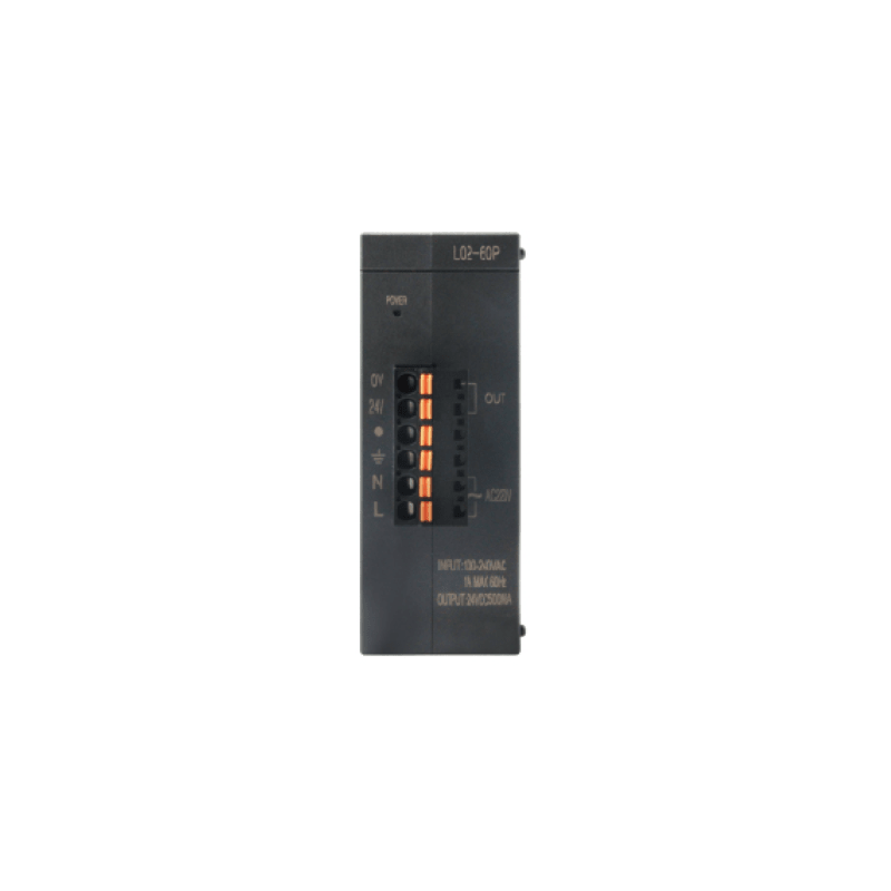 Módulo de Fuente para PLC L02 / Entrada 100-240VAC 50/60Hz / Salida 24VDC 2A 48W / Para PLCs L02 de Coolmay