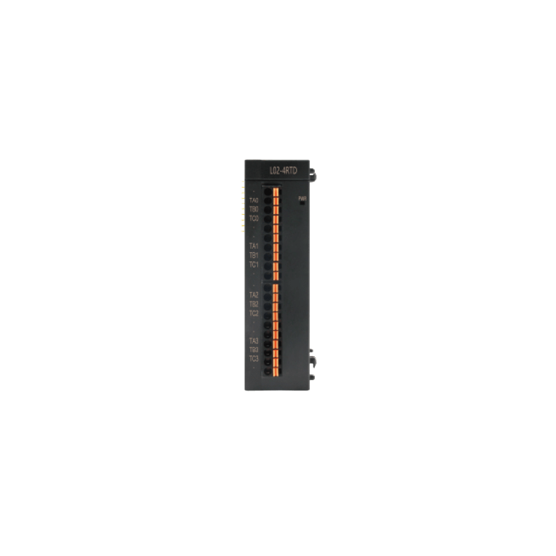 Módulo de Expansión de Temperatura / 4 Canales PT100 / Alta Precisión ±0.2% / Resolución 0.1°C / Diseño Slim 25 mm (0.98 in) / Versión S con Estabilidad Térmica