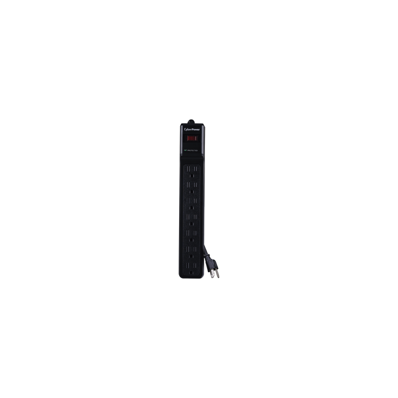 Multicontacto Con Supresor de Picos, Voltaje de Entrada 125 Vca NEMA 5-15P, Con 7 Salidas NEMA 5-15R, 1500 Joules