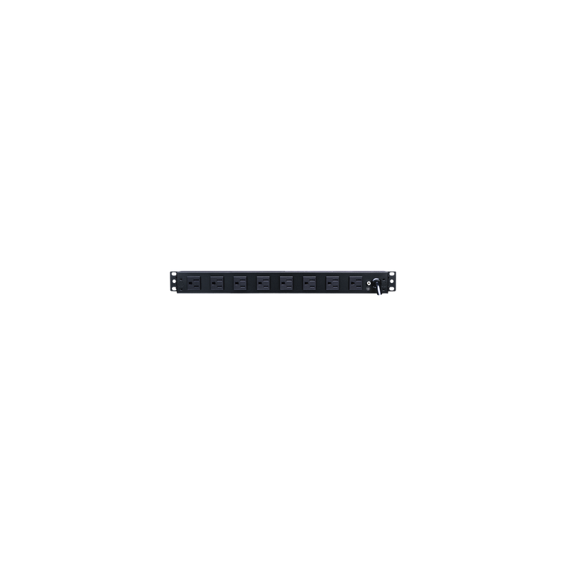 PDU Básico CyberPower 8 Tomas Traseras 2 Frontales 15A 120V  | Precio México - Envío Inmediato | LM Soluciones