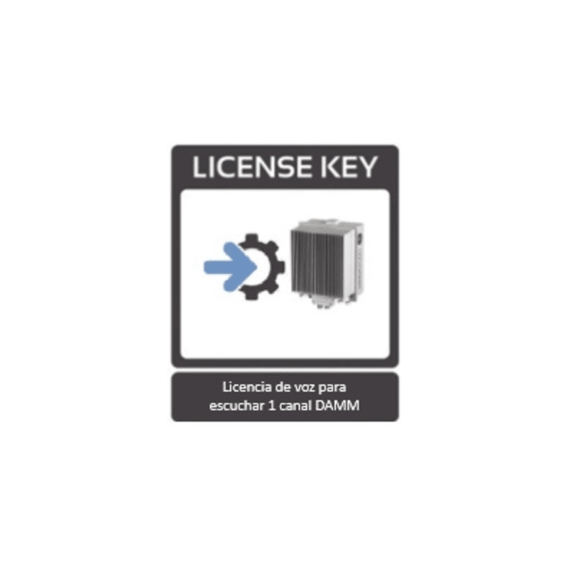 Licencia de voz para escuchar 1 canal en sist. DAMM