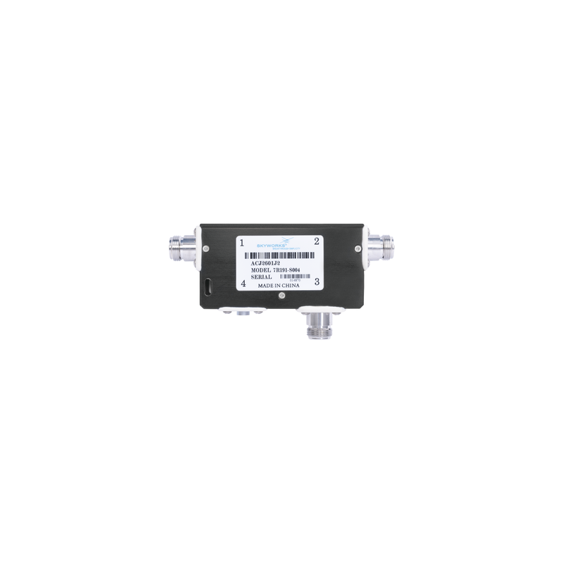 Circulador para 440-450 MHz, 100 Watt, Conectores N Hembra.