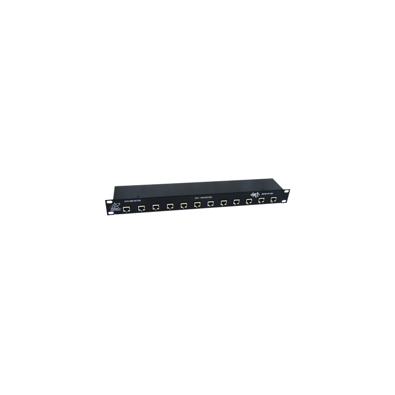 Protector Puertos IP 12 Canales DITEK CAT5e/CAT6/CAT6A