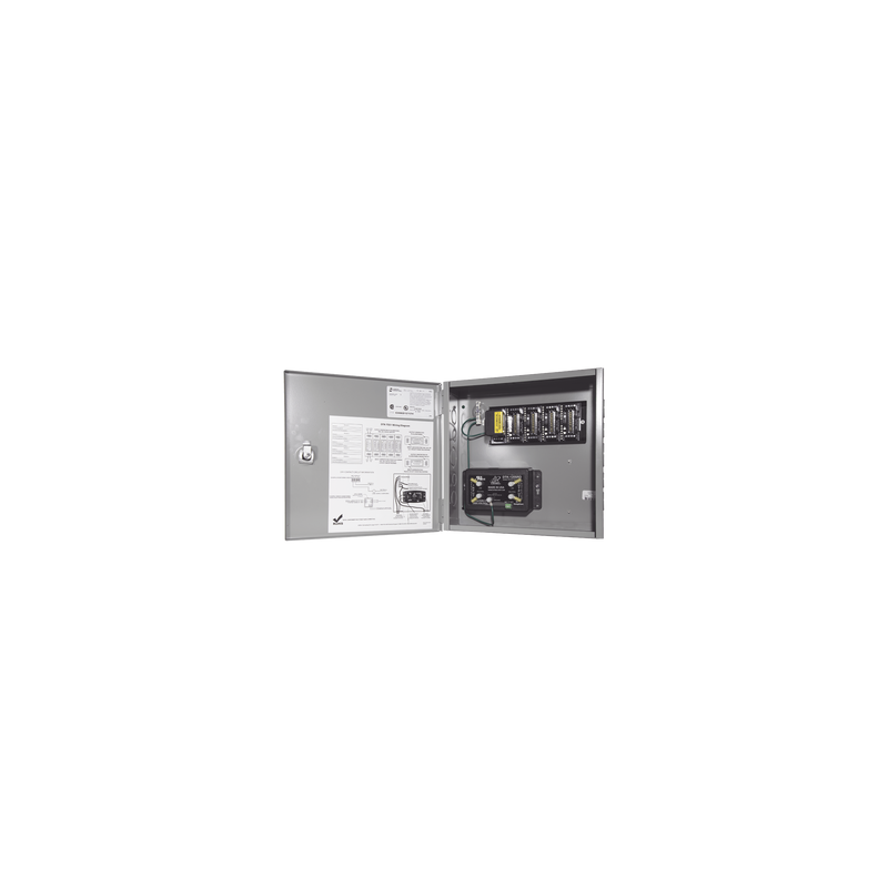 Protector  "todo en uno" alimentación 120 Vca, base para 5 módulos DTK-2MHLP para lazos SLC/IDC/NAC.