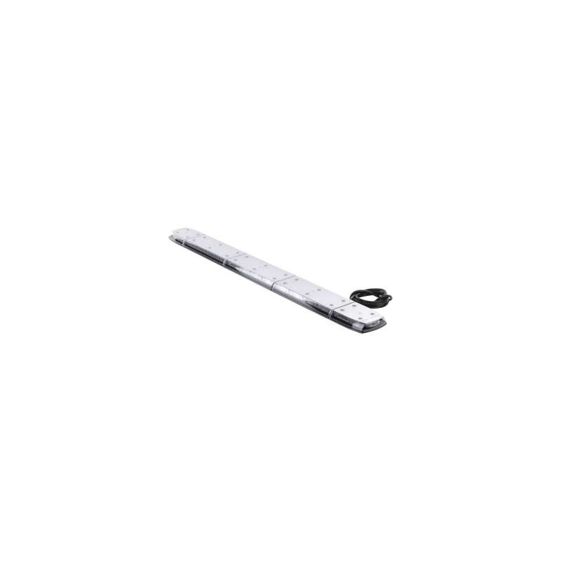 Barra de luces de 48 Pulgadas, 240 Led, Dual Color Ámbar/Claro, Con Montaje Fijo de Tornillos, Ideal para Seguridad Privada