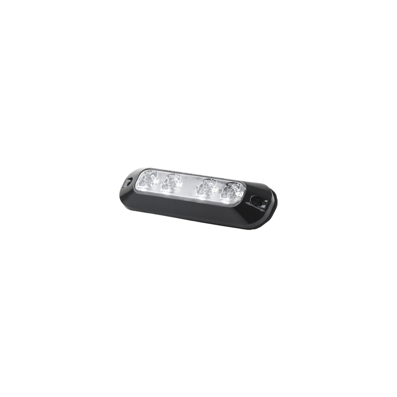 Luz perimetral, 4 LEDs Ultra Brillantes, color Rojo / Azul