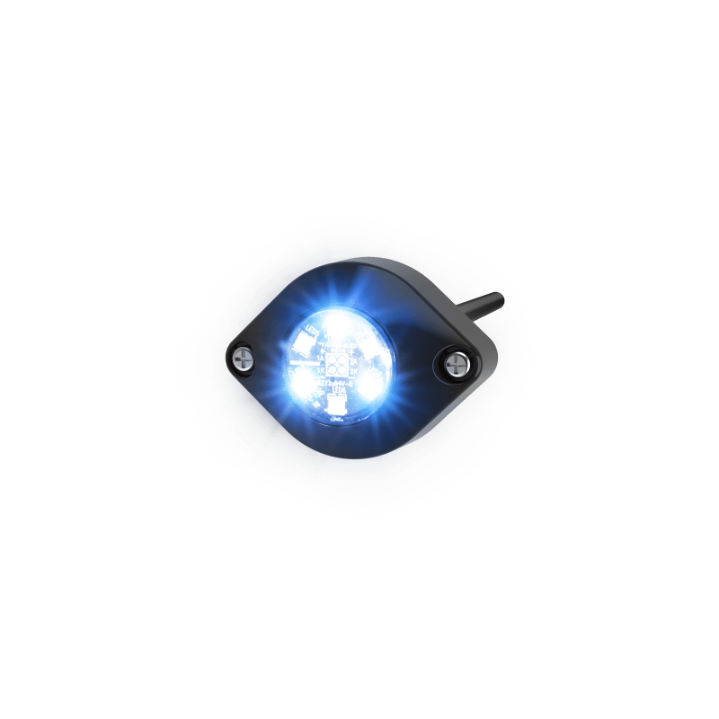 Estrobo Oculto de 6 LED color Azul / Claro Serie ED9015