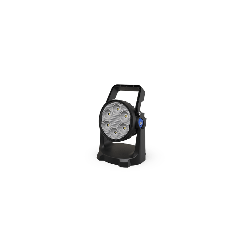 Lámpara de trabajo de mano de 6 LED, con batería recargable y montaje magnético, IP67