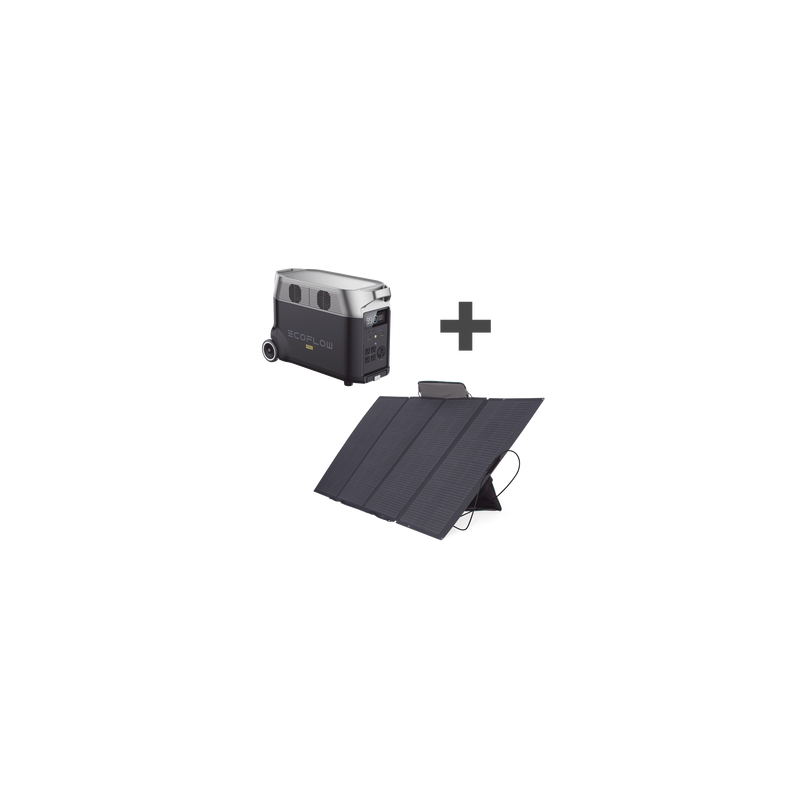 Kit Estación Energía EcoFlow 3600Wh + Panel Solar 400W