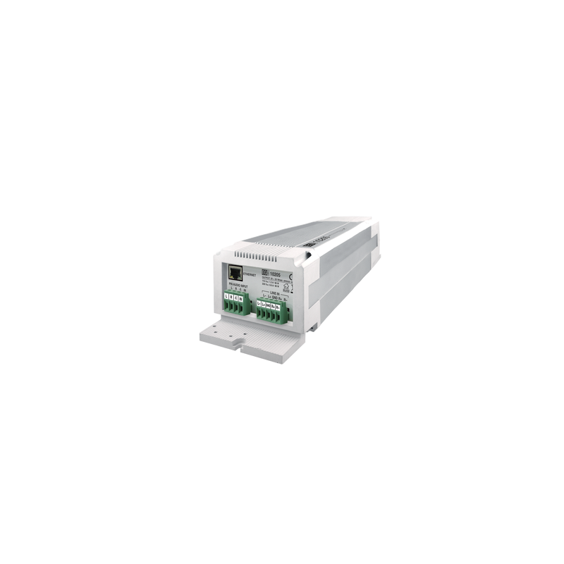 ETAPA DE POTENCIA DE AUDIO IP 2X25W O 1X50W EN FORMATO CARRIL DIN ESTÉREO/MONO