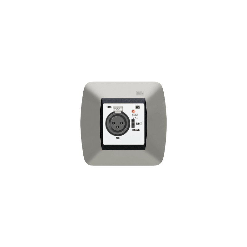 Base Entrada Microfónica XLR Preamplificada EGI Blanco | Precio México - Envío Inmediato | LM Soluciones