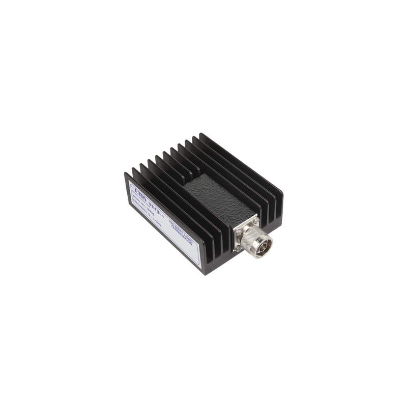 Carga fantasma de 50 Ohm, 100 Watt (max.) (10 Seg.), DC-1000 MHz, Conector N Macho.