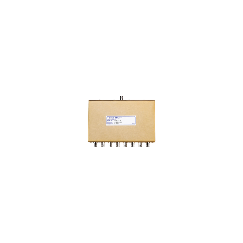 Divisor de Potencia EMR 8 Vías, 30-700 MHz, 0.5W, BNC Hembra | Precio México - Envío Inmediato | LM Soluciones