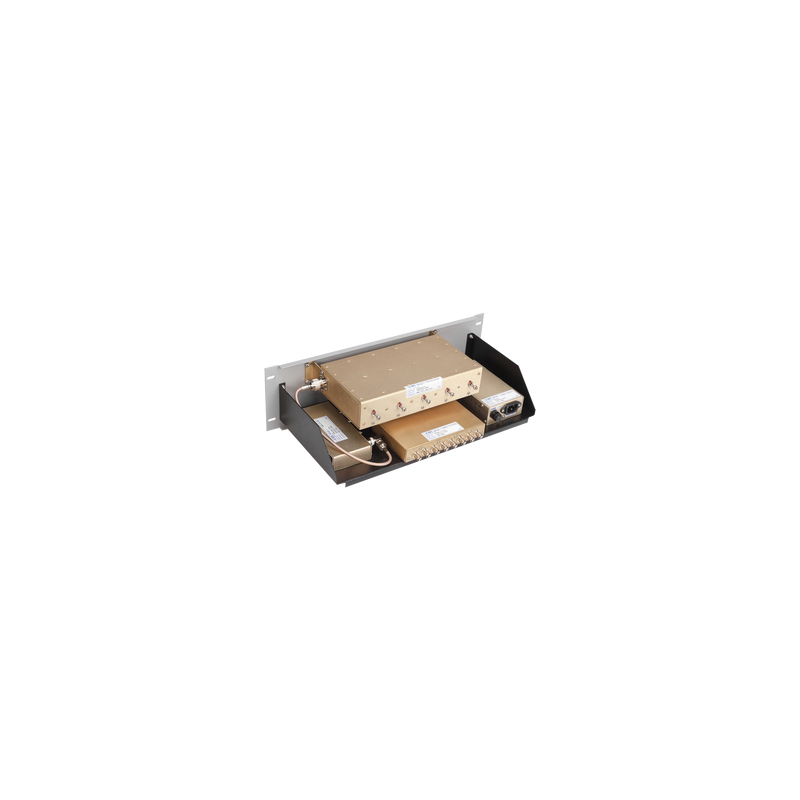 Multiacoplador y Preselector EMR, 300-512 MHz, 8 Canales, 3-10 MHz, N/BNC Hembras.