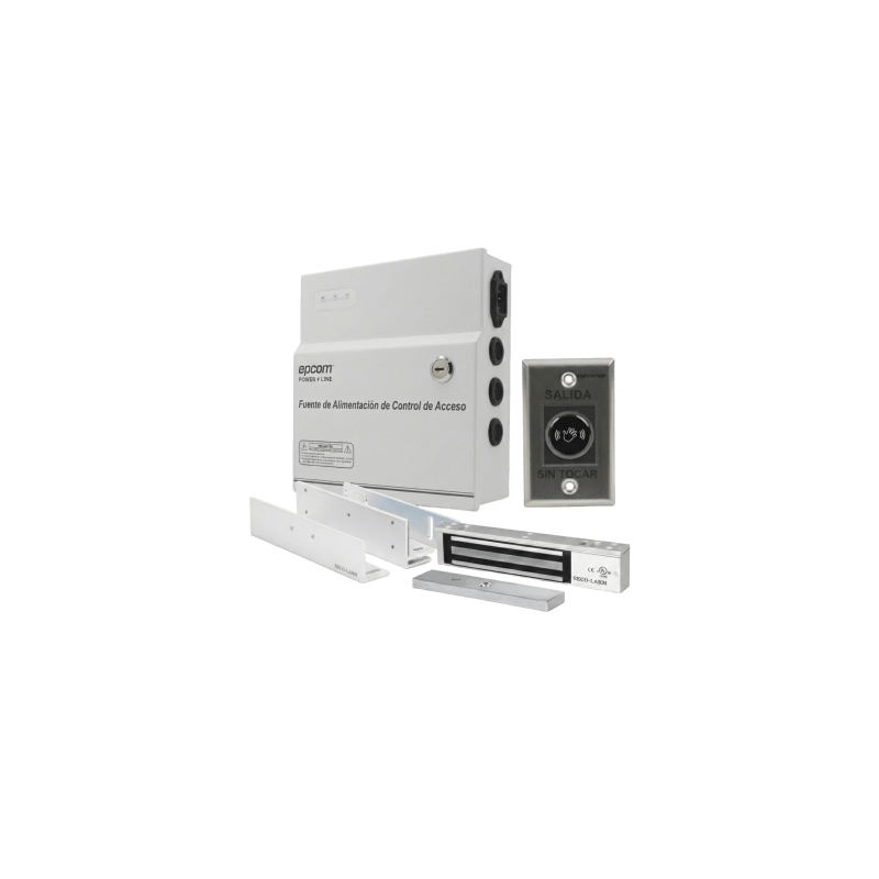 Kit Control Acceso Enforcer 600Lbs con Respaldo y Botón | Precio México - Envío Inmediato | LM Soluciones