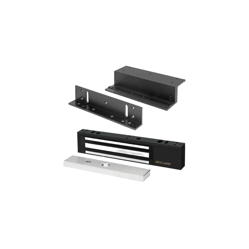 Kit Control Acceso Chapa Magnética 600 Lbs Secolarm Negro | Precio México - Envío Inmediato | LM Soluciones
