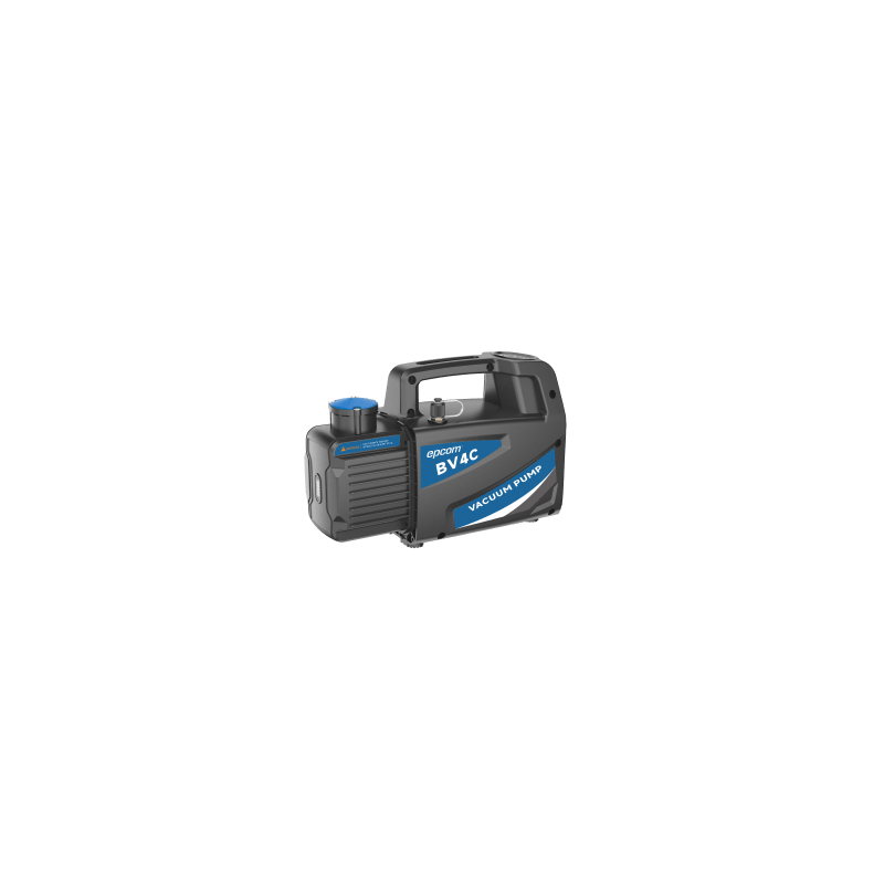 Bomba de Vacío General BV4C / Vacío Final 150 Micrones / Caudal 4 CFM (114 L/min) / Potencia 1/4 HP / Diseño Anti-Retroceso de Aceite / Montaje Superior del Motor / Válvula Antirretorno Integrada / Puerto 1/4 SAE
