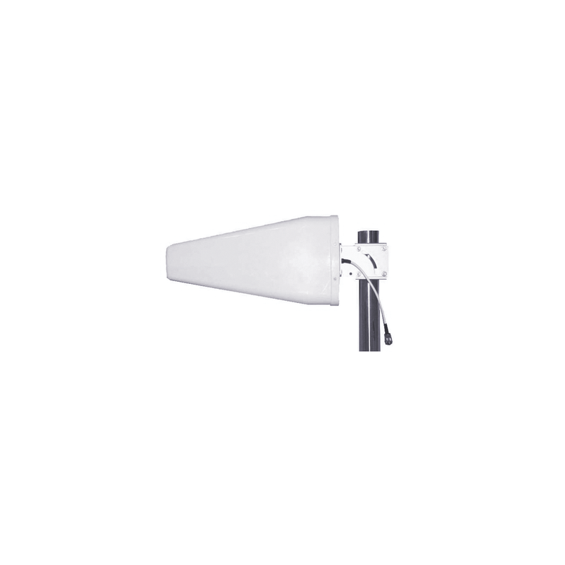 Antena Direccional Logarítmica 5G/4G/3G/ Especial para Cualquier Dispositivo Celular/ Amplio Rango de Frecuencias; 698-960 MHz / 1710-2700 MHz/ Proporciona 11 dBi de ganancia.