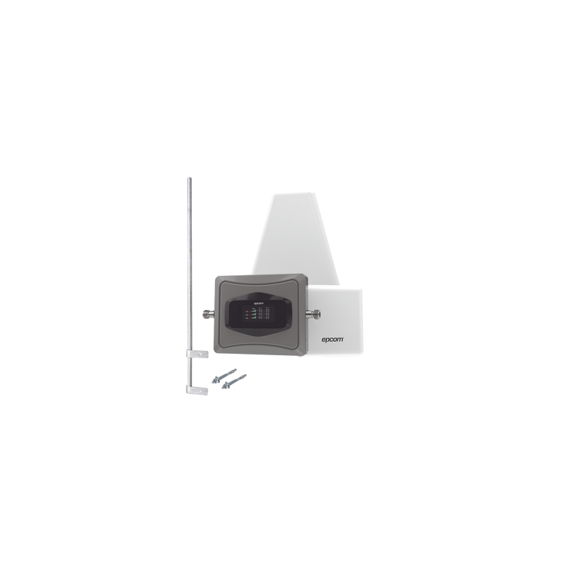 Kit Amplificador Señal Celular 4G EPCOM 600m2