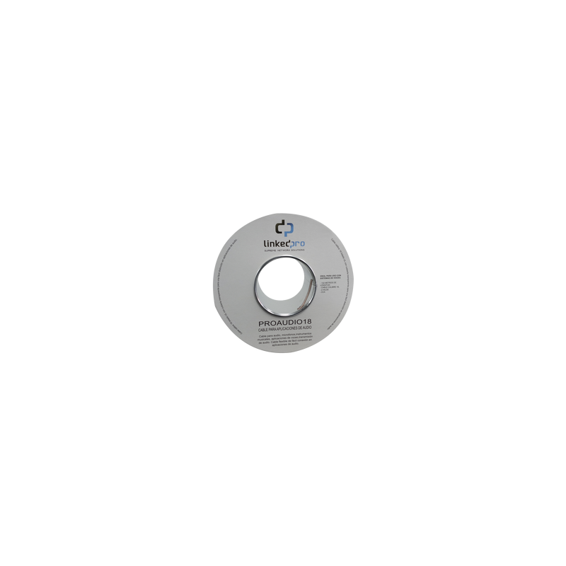 Cable 18/2 para audio, perfecto para bocinas y micrófonos, bobina de 152M(500ft)