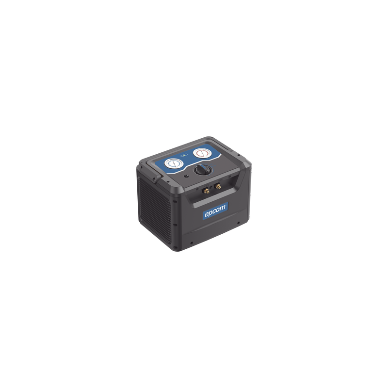 Máquina Recuperadora de Refrigerante REC7 / Compresor Sin Aceite Pistón Simple / 38.5 bar (558 psi) / Motor DC Sin Escobillas 1 HP / Operación Un Botón / Recuperación Vapor 0.22-0.25 kg/min / Recuperación L&iacute