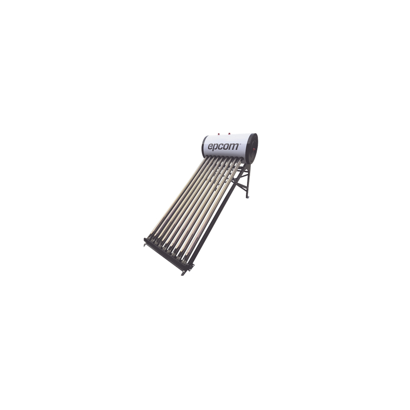 Bóiler Solar 90L EPCOM Baja Presión 9 Tubos Vacío Inoxidable | Precio México - Envío Inmediato | LM Soluciones
