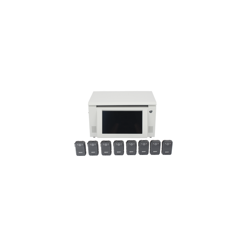 Kit de descarga simultánea para Bodycam EPCOM 8 cámaras | Precio México - Envío Inmediato | LM Soluciones