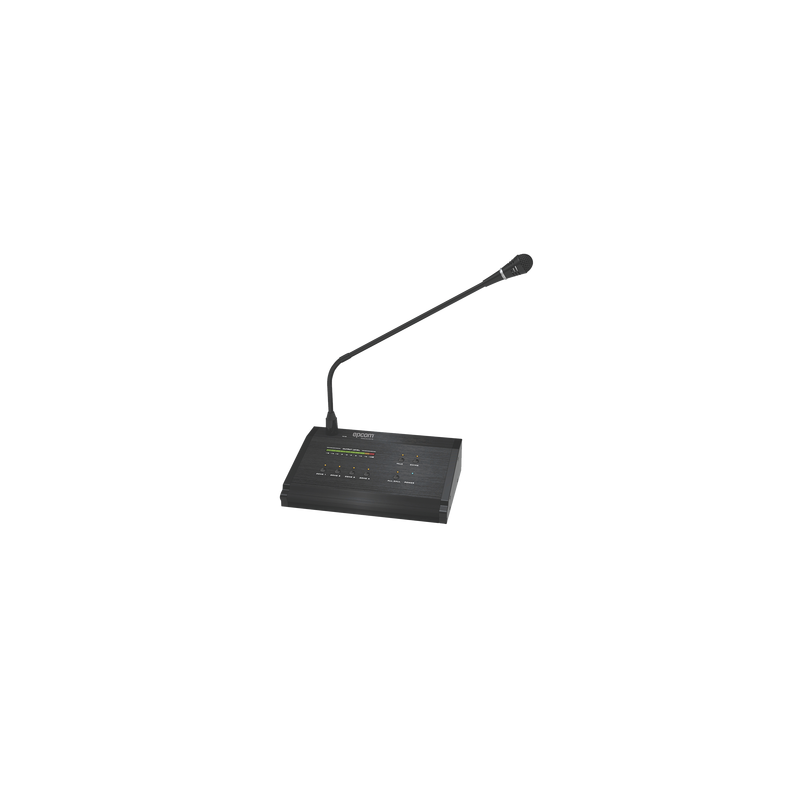 Micrófono 4 Zonas para Sistema Voceo SF4240MP EPCOM PROAUDIO | Precio México - Envío Inmediato | LM Soluciones