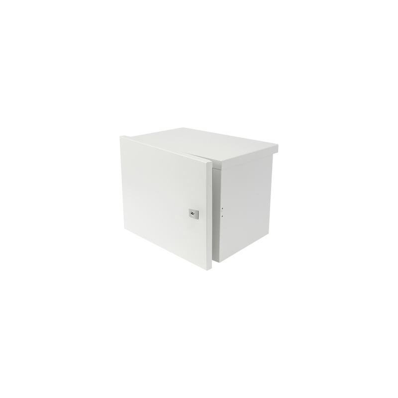 Gabinete para 2 Baterías PL4012, Lámina Galvanizada, EPCOM