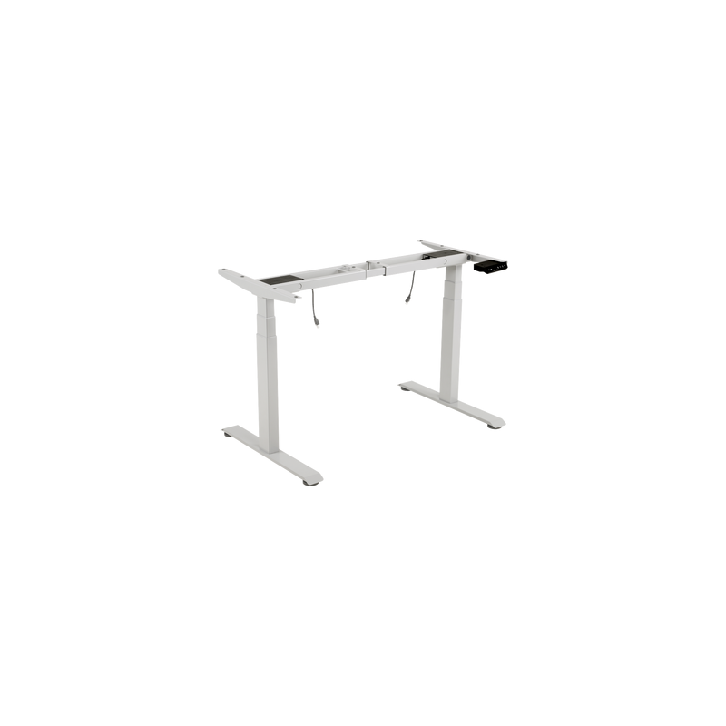 Base de Escritorio Motorizado Profesional / Altura Ajustable 60-125cm / Estructura Estable / Funcionamiento Suave / 3 Preset de Posiciones / Color Blanco / Soporta hasta 100Kg de carga 