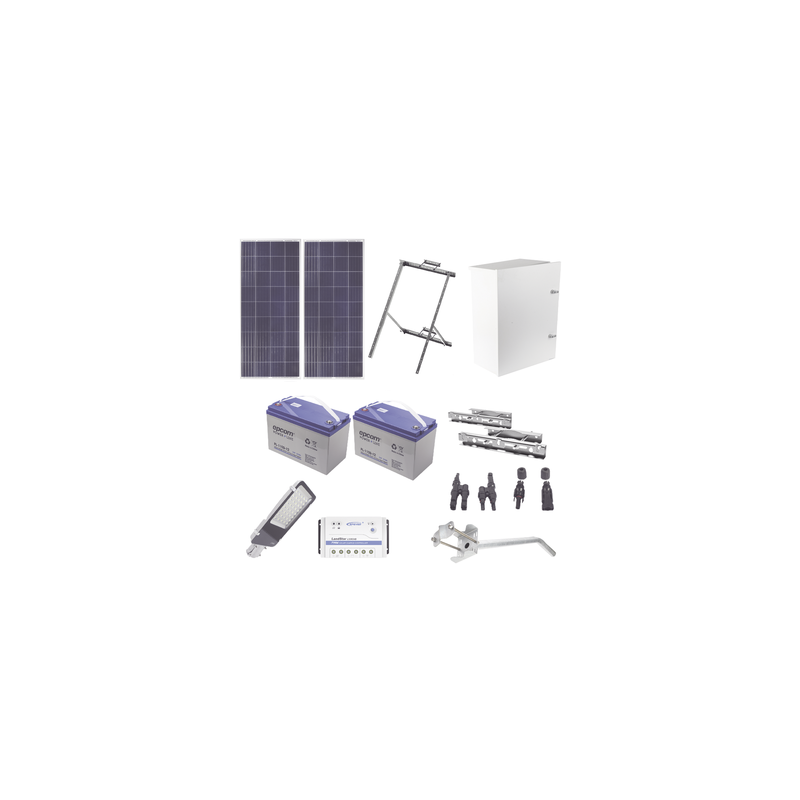 Kit de energía solar para alumbrado de 60 W