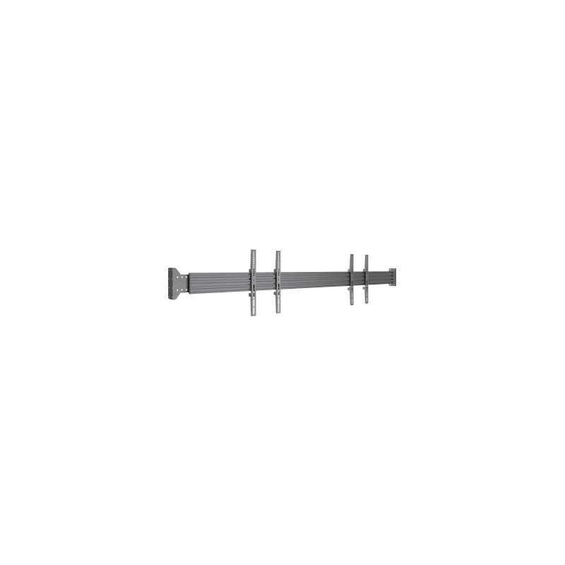Sistema de Montaje en Pared / Rieles 2000 mm (78.7 in) / Estructura Modular / Soporte Ajustable / Incluye Herramientas y Tornillería Completa
