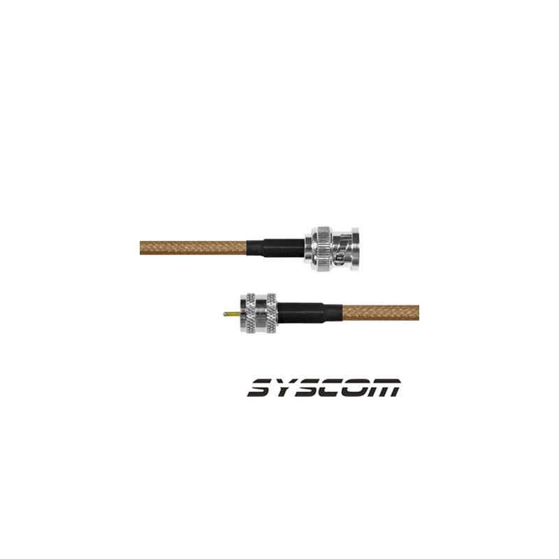 Jumper de 30cm con cable LP142 y conectores BNC/MINI UHF