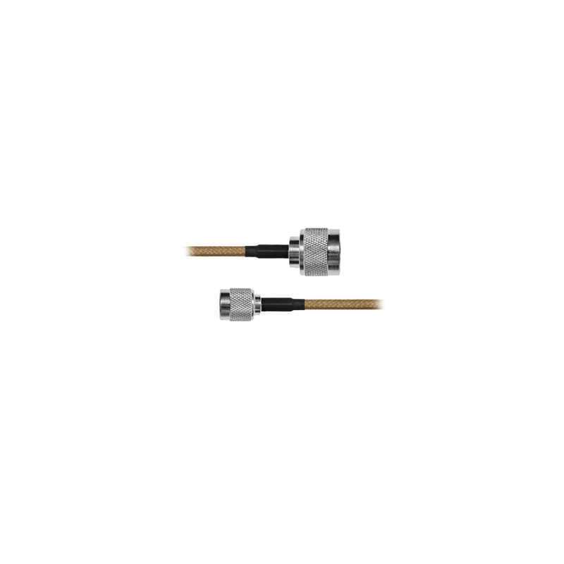 Cable RG-142/U con conectores N Macho / TNC Macho 60 cm | Precio México - Envío Inmediato | LM Soluciones