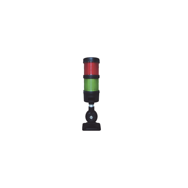 Torre LED Indicadora 2 niveles Rojo/Verde con Buzzer 85dB 24