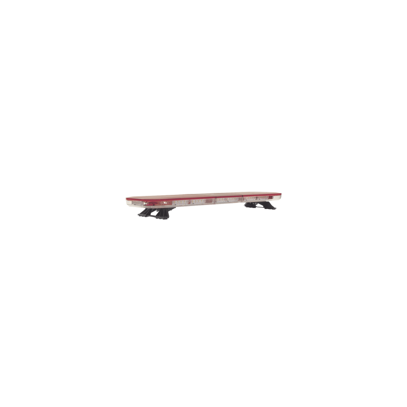 Barra de luces LED de 47", 124 LED, con control de tráfico en color ámbar, dual color rojo/claro, ideal para equipar ambulancias y unidades de bomberos