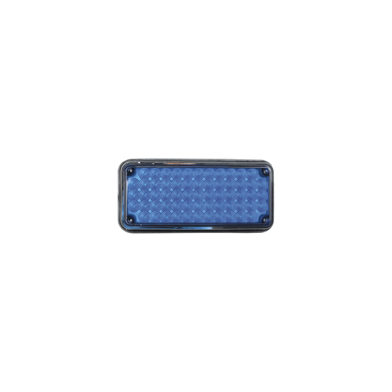 Luz Advertencia Azul 7x3 Epcom Industrial