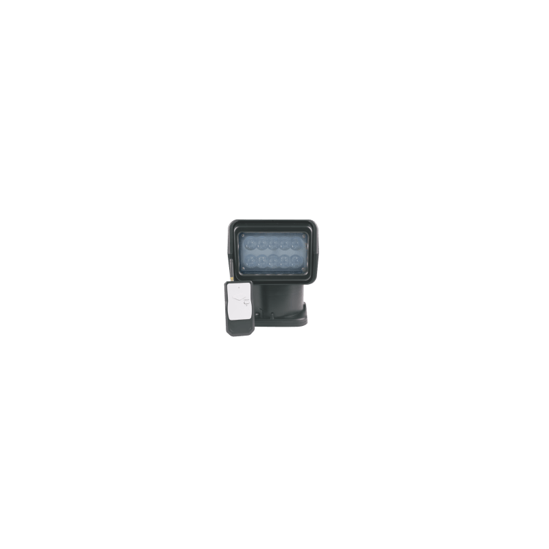 Faro de búsqueda 30W, IP65, 8000 Lux a 5m con Control Remoto