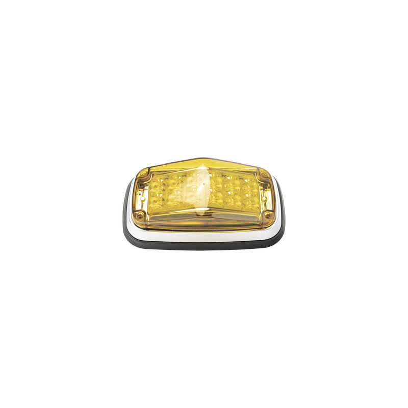 Luz Ámbar de Advertencia 8x4 Pulgadas IP67 Epcom | Precio México - Envío Inmediato | LM Soluciones