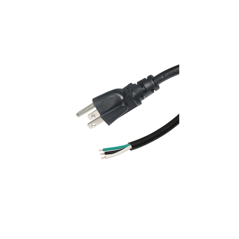 Cable de Alimentación Eléctrica para 120-240 Vca | 1.8 Metros (5.91 Pies) | 3 Fases | Cables Libres