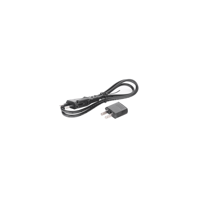 Cable de Corriente Bifásico Conector Tipo 8 (1 Metro (3.28 Pies))