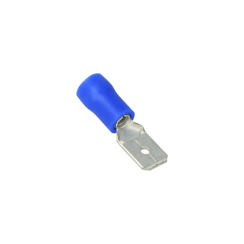 Terminal Macho Aislada 16-14 AWG Azul EPCOM Paquete 25pz | Precio México - Envío Inmediato | LM Soluciones