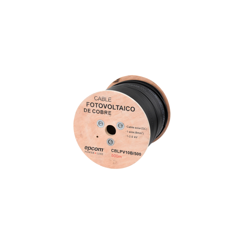 Cable Fotovoltaico 10AWG 6mm2 2000Vcc EPCOM POWERLINE | Precio México - Envío Inmediato | LM Soluciones
