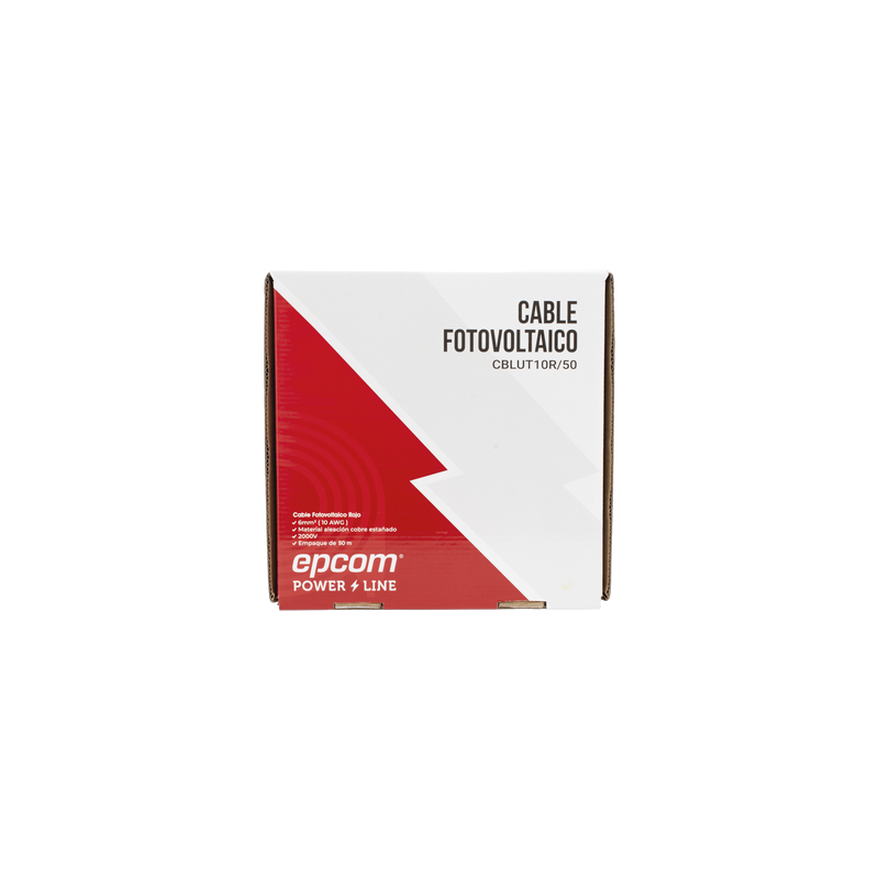 Cable Fotovoltaico 10 AWG EPCOM POWERLINE 50m | Precio México - Envío Inmediato | LM Soluciones